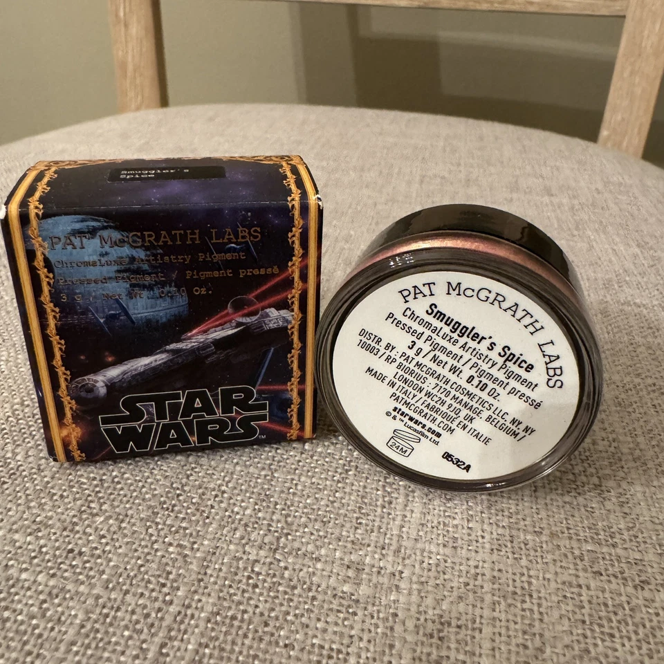 Star Wars Pat McGrath ChromaLuxe Artistry Pigment Smuggler's Spice New with Box - Image 2 of 3