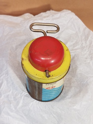 Vintage Diamond Brand 4 oz SHELLED WALNUTS empty w lid TIN CAN 4-1/2 inches tall - Picture 6 of 12