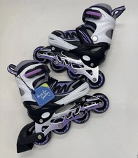2PM Sports Inline Skates Kids Adjustable Size Small Light-Up Wheels/ New