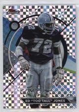 2023 Composite Topps Finest Checkerboard Refractor Ed Too Tall Jones #174 0c2
