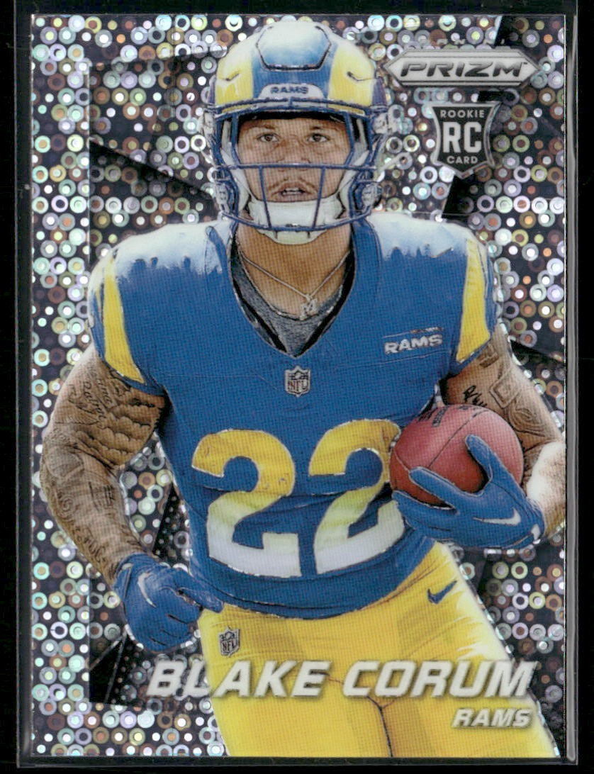 2024 Panini Prizm BLAKE CORUM Prizm Flashback Rookie No Huddle Prizm #9 (RC)