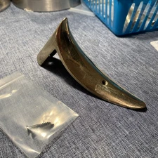 #55 Traditions, CVA 45 & 50 Cal Kentucky Brass Butt Plate with Screws (Unused)