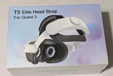 VR Headset Head Strap T3 Headband For Quest 3 Accessories Elite Strap