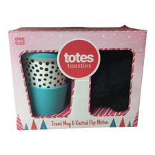 Tote Toasties Ceramic Travel Mug & Flip Mitte...