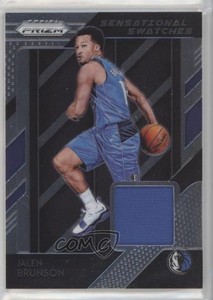 2018-19 Panini Prizm Sensational Swatches Jalen Brunson #76 Rookie RC