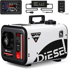 7L Diesel Heater 240V/110V/12V/24V, All-in-One 8KW Diesel Air Heater with LCD Mo