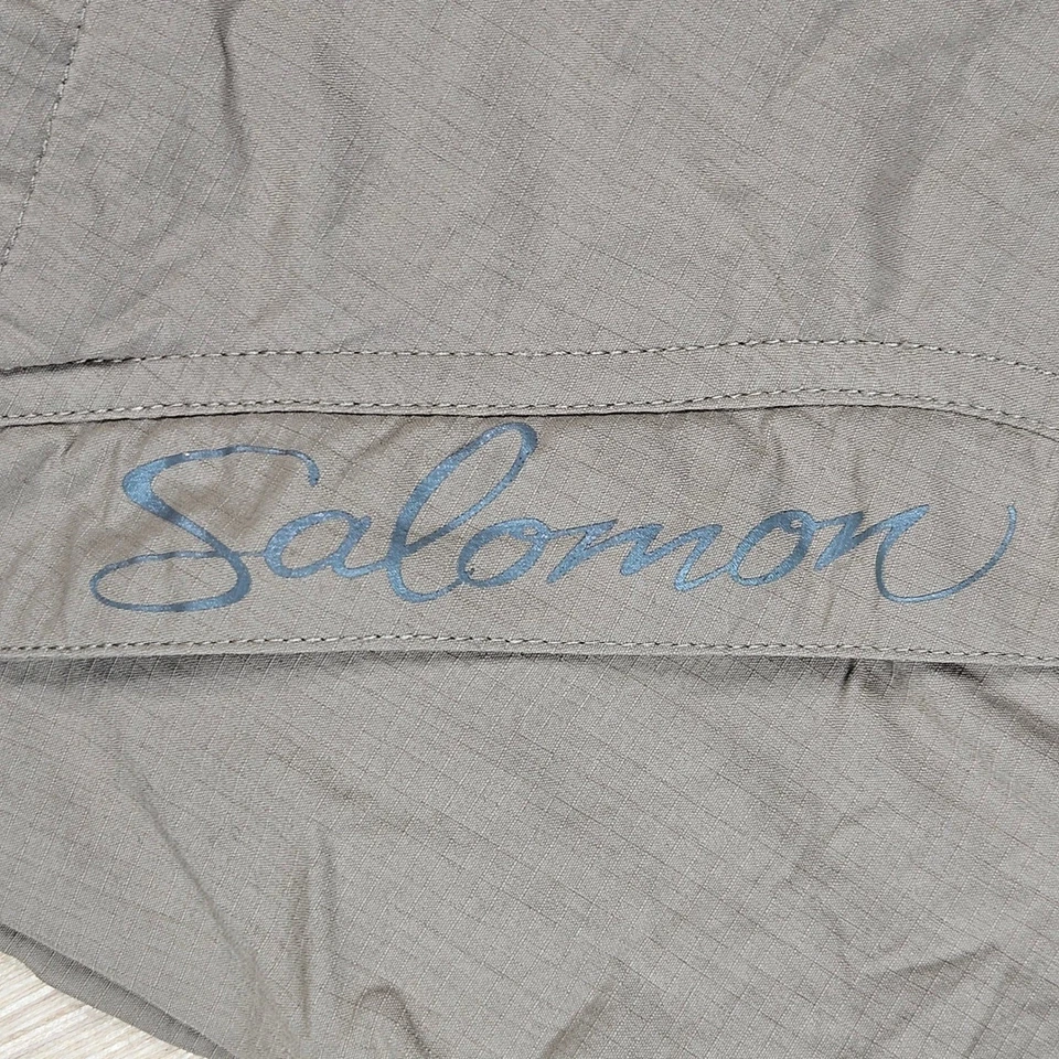 Pantalones de Senderismo Convertibles Salomon para Mujer Talla 8 Cremallera Caqui Exterior Ripstop Foto 2 de 4