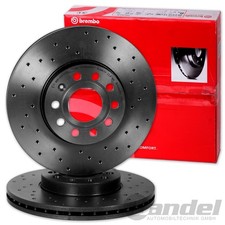 2x brembo BREMSSCHEIBEN 315mm HINTEN passend für OPEL ASTRA J GTC OPC