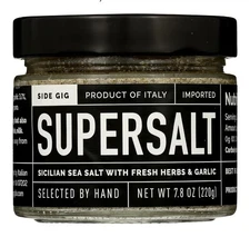 Side Gig Sicilian Sea Salt with Fresh Herbs & Garlic, 7.8 OZ