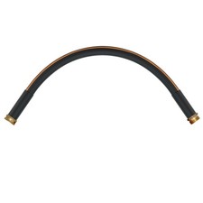 Heavy Duty Garden Hose 2ft x 5/8" with Brass Connectors, Short Leader Hose