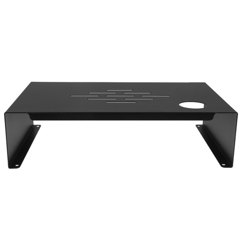 Monitor Riser with Holes Monitor Stand Steel Structure Computer Desk Rack PC - 第 1/12 張圖片