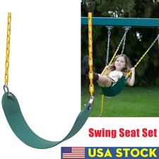 Heavy Duty Swing Seat Set Accessories with Replacement Chains For kids  Adult