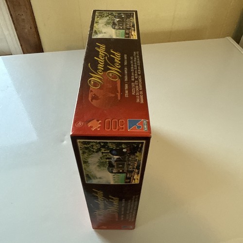 Wonderful World Train 500 Piece Puzzle New Sealed - Picture 3 of 3