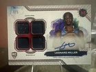 2025 Topps Motif Quad Relic Autographs Leonard Miller /5 (RC) #MQA-LM