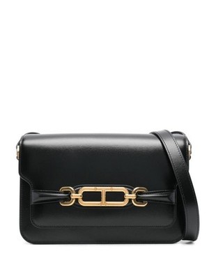 NWT NEW Tom Ford Whitney Medium Black Leather Shoulder Bag $3250+