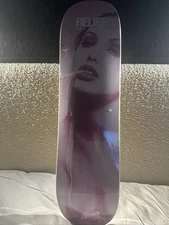 RARE Relief Angelina Jolie Portrait Skateboard Deck Hook Ups