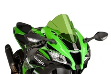 PUIG Z-Racing Windscreen - Green Motorcycle Street Bike 8912V 2301-2657