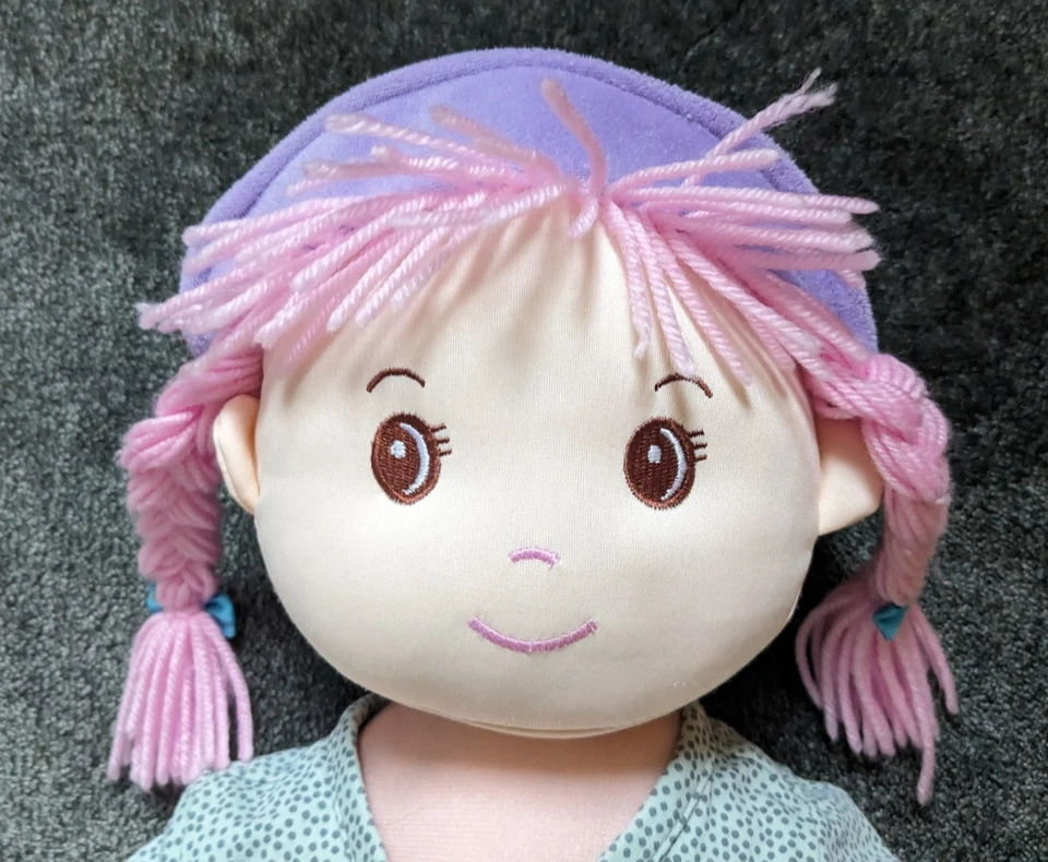 süße Stoffpuppe Kuschelpuppe 52 cm, Schlenkerpuppe - Bild 3 von 4