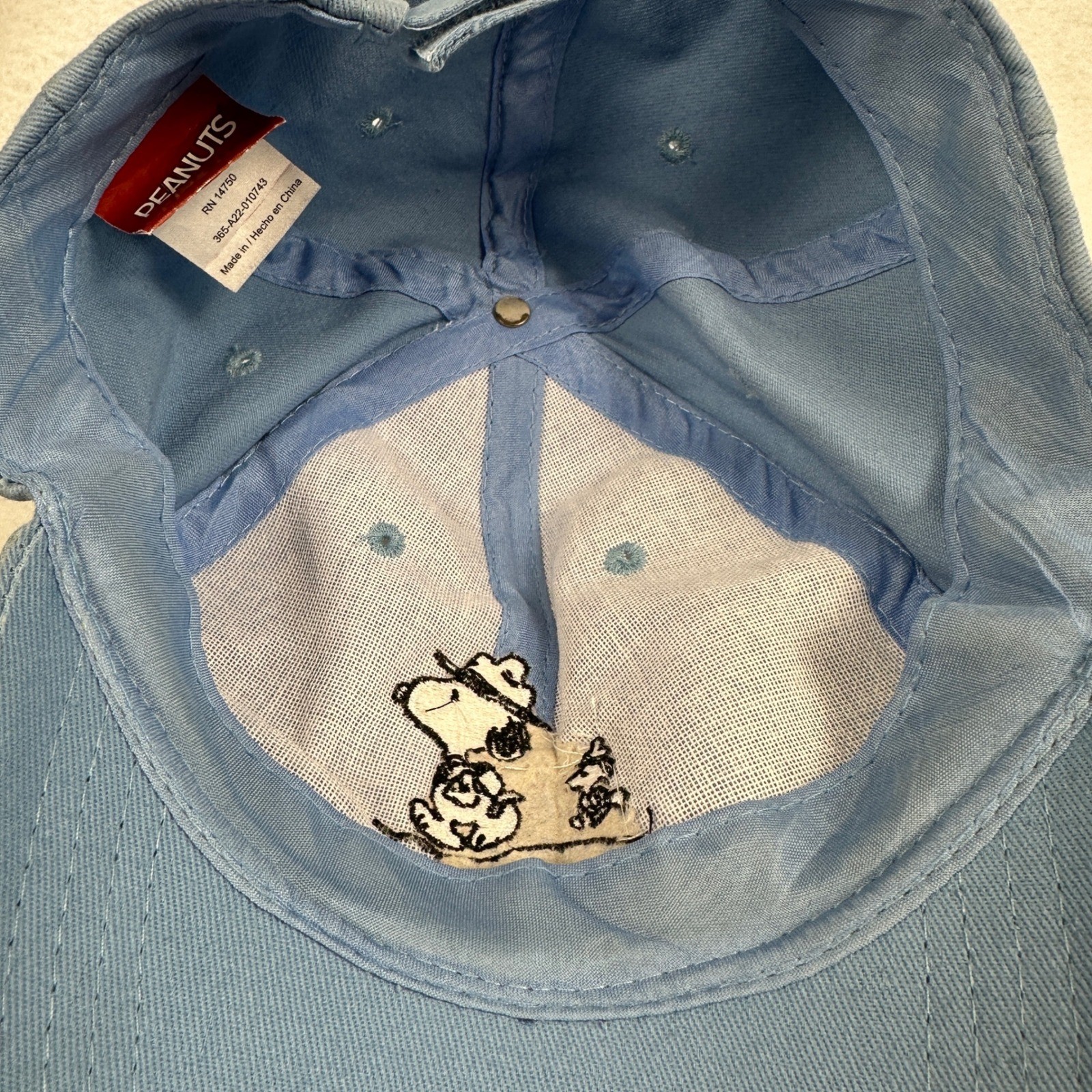 Peanuts Snoopy Woodstock Explore Blue Baseball Ca… - image 8