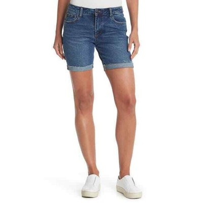 NWT Joe s Jeans Kure Roll Cuff Easy Bermuda Shorts Size 26 Mid Rise Denim $148