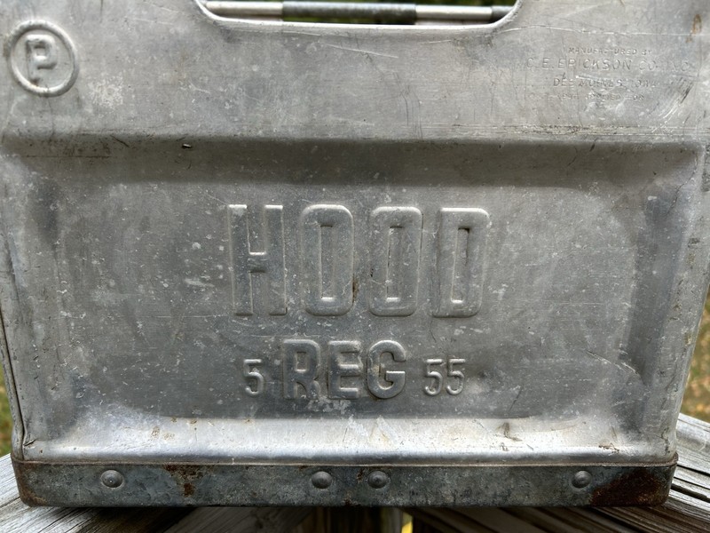 1955 Industrial Aluminum Hood Milk Crate