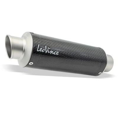 Silencieux arrière d'échappement LeoVince SLIP-ON GP CORSA RACING carbone - Photo 1/4