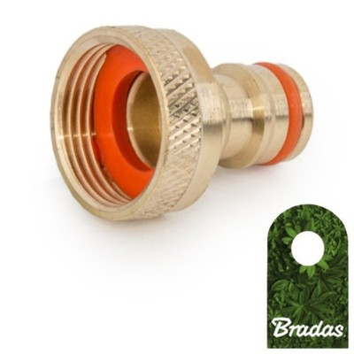 Hahnanschluß Hahnstück Innengewinde 3/4' Messing BR-2195 BRADAS 4597