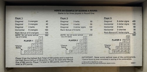 Jackpot Yahtzee gioco 1980 di E.S. Lowe completo in ottime condizioni SPEDIZIONE GRATUITA - Foto 2 di 8