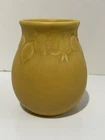 1922 Rookwood Art Pottery Yellow Matte Vase 2122 Fruit Berry Rim Arts Crafts Vtg