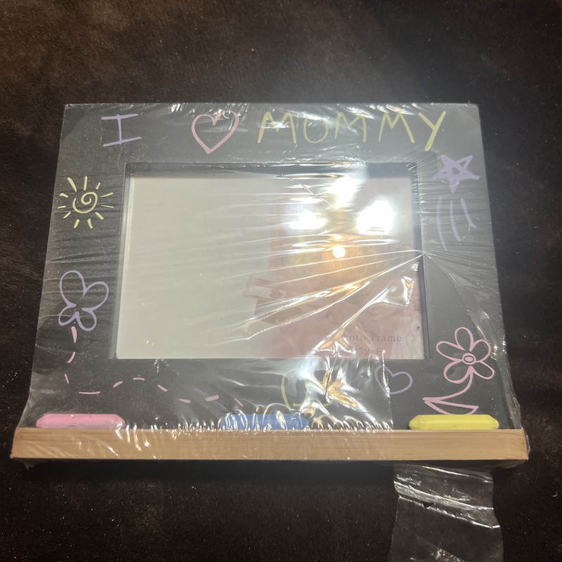 Malden Freestanding Chalkboard Design I Love Mommy 4x6 Picture Frame New