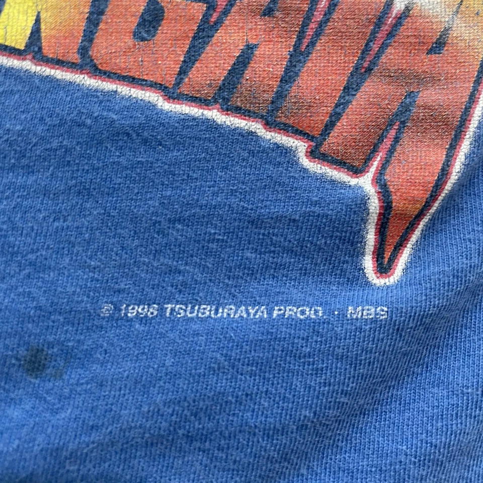 Camisa De Colección Ultraman Gaia Juvenil 4 Bandai Tsuburaya Años 90 Anime Gráfico Camiseta Foto 3 de 4