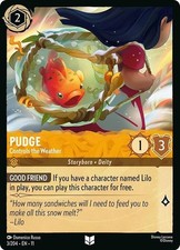 Disney Lorcana Winterspell Uncommon Non Foil - 3 Pudge, Controls the Weather