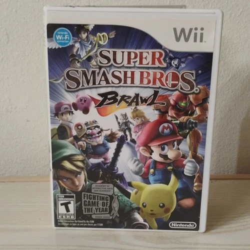 Super Smash Bros. Brawl Nintendo Wii, Nintendo, Multiplayer, Manual Included