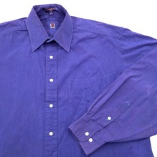 VTG Y2K Tommy Hilfiger Button Up Long Sleeve Dress Shirt Mens 16 34-35 Large