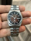 Vintage Seiko Advan 17 Jewl Brown Texture Dial(Change)Japan Men Wrist Watch 6309