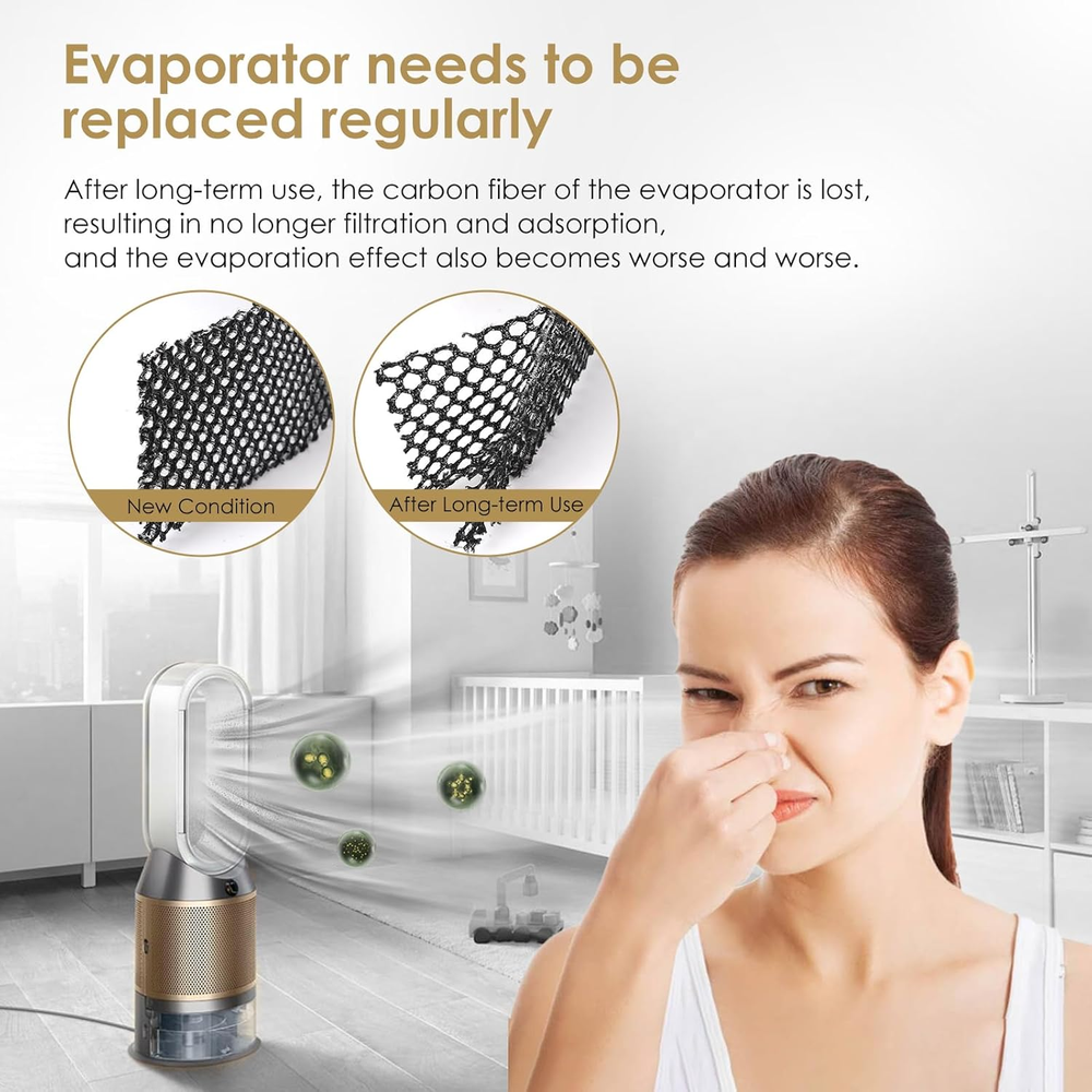 Dyson PH01 PH02 PH03 Air Purifier Carbon Fiber Evaporator Filter Replacement