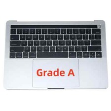 Silver Keyboard Topcase Touch Bar Battery for MacBook Pro 13" A1706 2016 2017