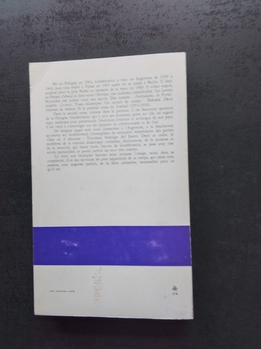 Journal 1957-1960 - Grombrowicz Witold - Foto 2 di 2