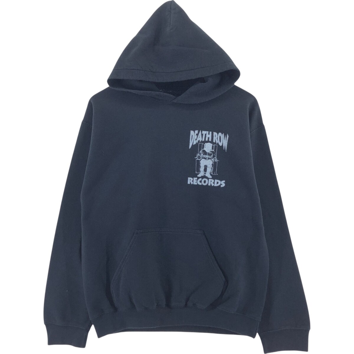 FILA DEATH ROW RECORDS Felpa con Stampa sul Retro Fascia Pullover Felpa con Cappuccio Uomo Taglia L ...