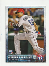 2015 Topps Guilder Rodriguez 5x7 /99 Texas Rangers Online G983
