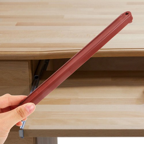 2pcs Cabinet Slides Drawer Rails Cupboard Track Guides Plastic Bottom Mount - Picture 10 of 12
