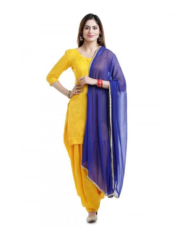 New plain top punjabi suit