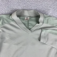 Patagonia Shirt Mens Medium Green V-Neck Lightweight Base Layer Hike VINTAGE USA