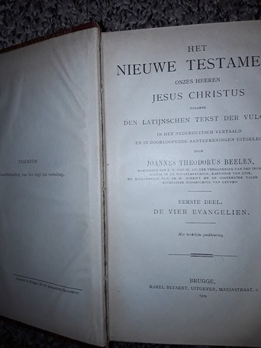 HET NIEUWE TESTAMENT ( 1909 ) BEELEN - Picture 8 of 8