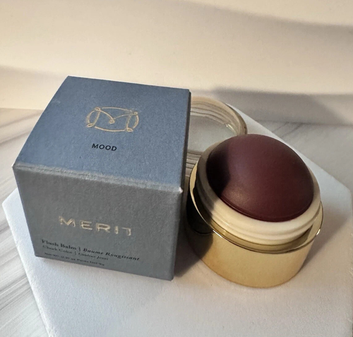 MERIT Flush Balm Blush Full Size ~ NEW in Box Cheek Color ~ Mood (Discontinued) - Picture 2 of 8