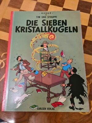 Tim und Struppi  ''Die sieben Kristallkugeln ''	(4. Auflage von 1974)