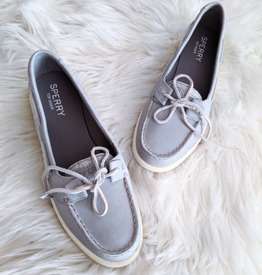 womens gray sperry shoes