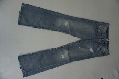 SILVER Lola Damen Jeans bootcut stretch Hose 36S W28 L31 destroyed used blau NEU - Bild 1 von 4