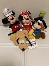 Disney Mickey For Kids Bean Bag Plush Lot of 4 with Tags Mickey Mouse  Friends