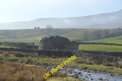 Photo 6x4 Ruin by Little Dale Beck Ribble Head/SD7779  c2015